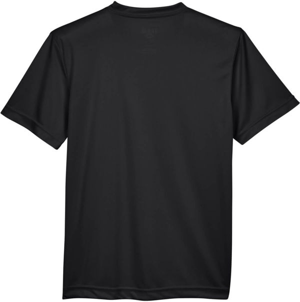 Am image of a Custom Team 365 Youth Zone Performance T Shirt in Black!