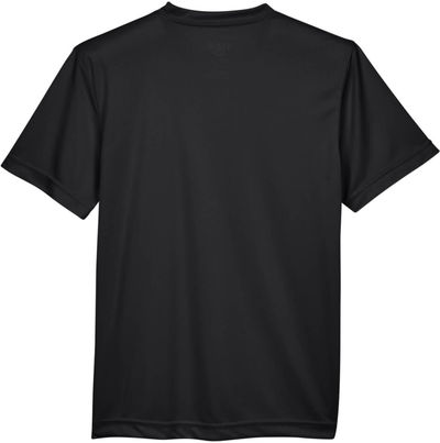 Am image of a Custom Team 365 Youth Zone Performance T Shirt in Black!