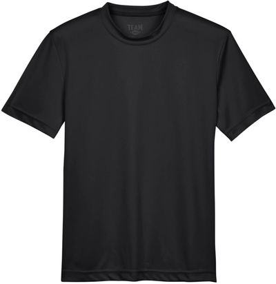 Am image of a Custom Team 365 Youth Zone Performance T Shirt in Black!