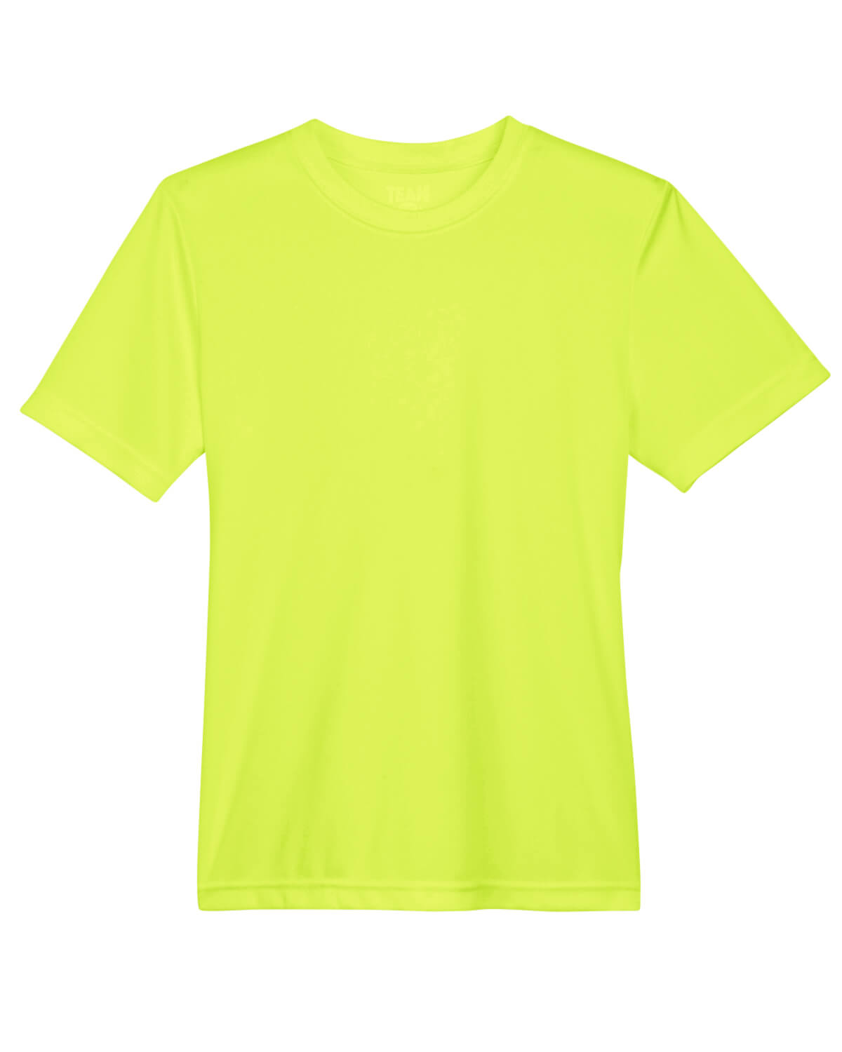 Team 365 Youth Zone Performance T Shirt in Safety Yellow