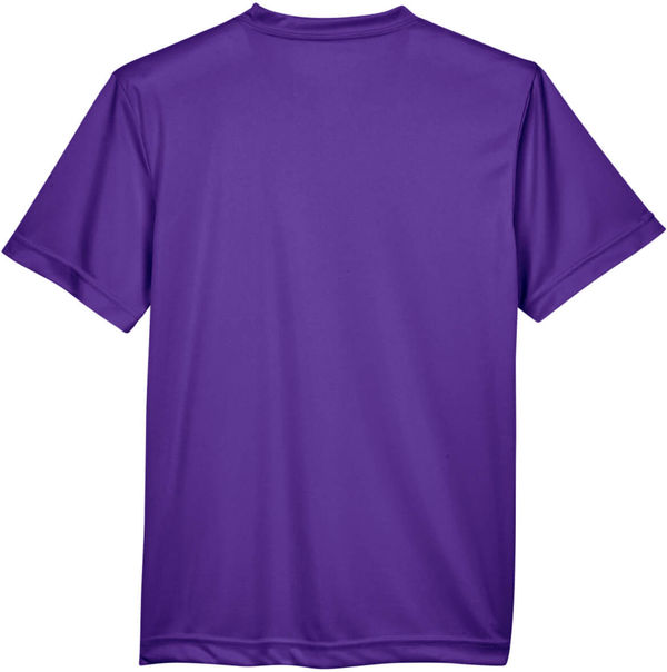 Am image of a Custom Team 365 Youth Zone Performance T Shirt in Sport Purple!