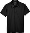 Am image of a Custom Team 365 Men's Command Snag Protection Polo in Black!