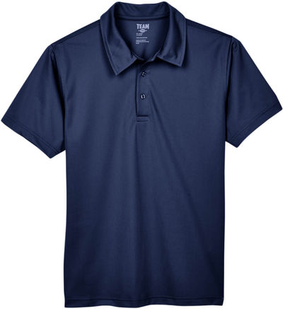 Am image of a Custom Team 365 Men's Command Snag Protection Polo in Sport Dark Navy!
