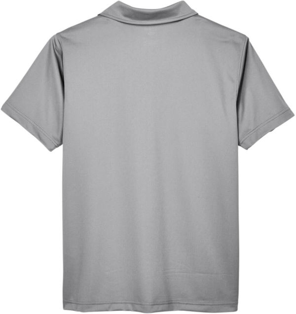 Am image of a Custom Team 365 Men's Command Snag Protection Polo in Sport Graphite!