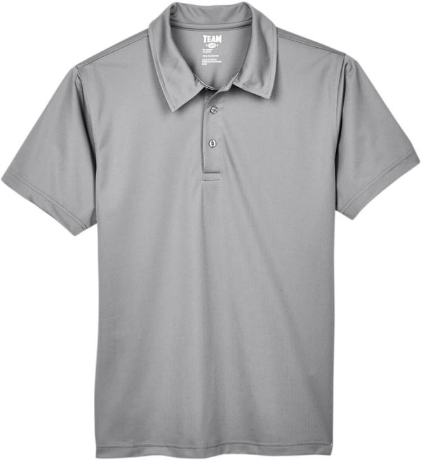 Am image of a Custom Team 365 Men's Command Snag Protection Polo in Sport Graphite!