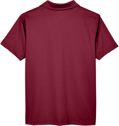 Am image of a Custom Team 365 Men's Command Snag Protection Polo in Sport Maroon!