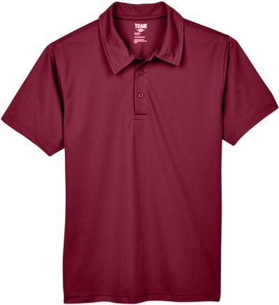 Am image of a Custom Team 365 Men's Command Snag Protection Polo in Sport Maroon!