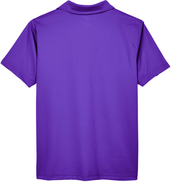 Am image of a Custom Team 365 Men's Command Snag Protection Polo in Sport Purple!