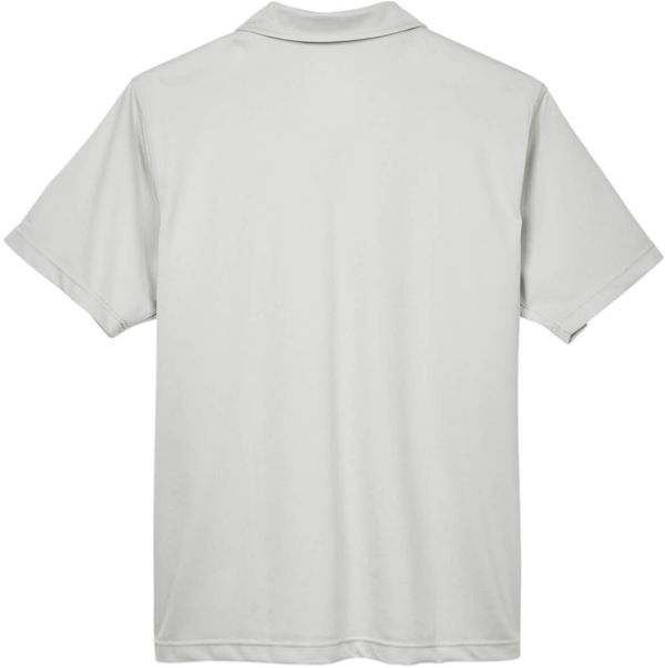 An image of a Custom Team 365 Men's Command Snag Protection Polo in Sport Silver!