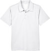 Am image of a Custom Team 365 Men's Command Snag Protection Polo in White!