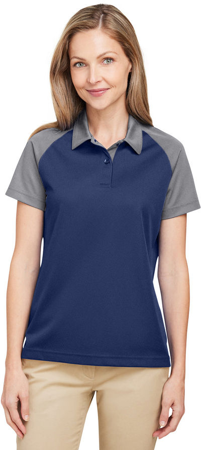 An image of a Custom Team 365 Ladies' Command Snag Protection Colorblock Polo!