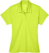 Am image of a Custom Team 365 Ladies' Command Snag Protection Polo in Safety Yellow!