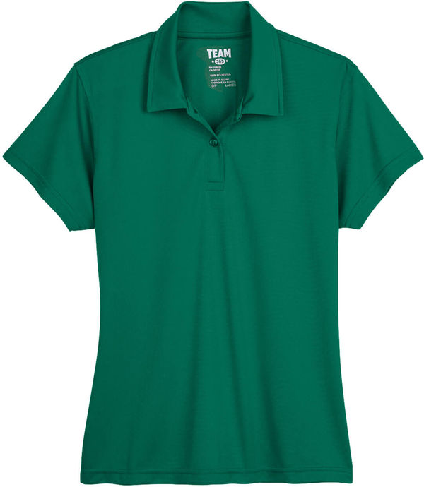 Am image of a Custom Team 365 Ladies' Command Snag Protection Polo in Sport Forest!