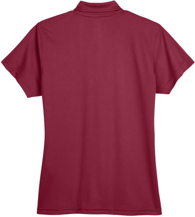 Am image of a Custom Team 365 Ladies' Command Snag Protection Polo in Sport Maroon!