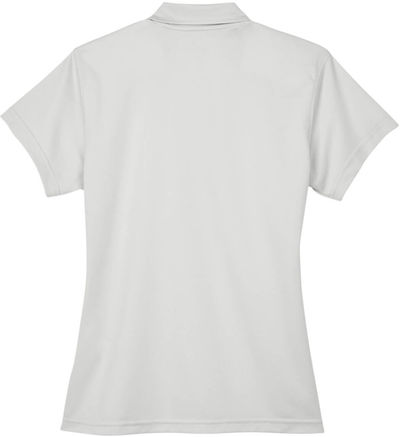 Am image of a Custom Team 365 Ladies' Command Snag Protection Polo in Sport Silver!