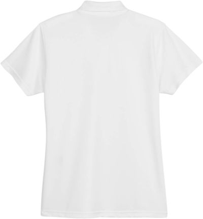 Am image of a Custom Team 365 Ladies' Command Snag Protection Polo in White!