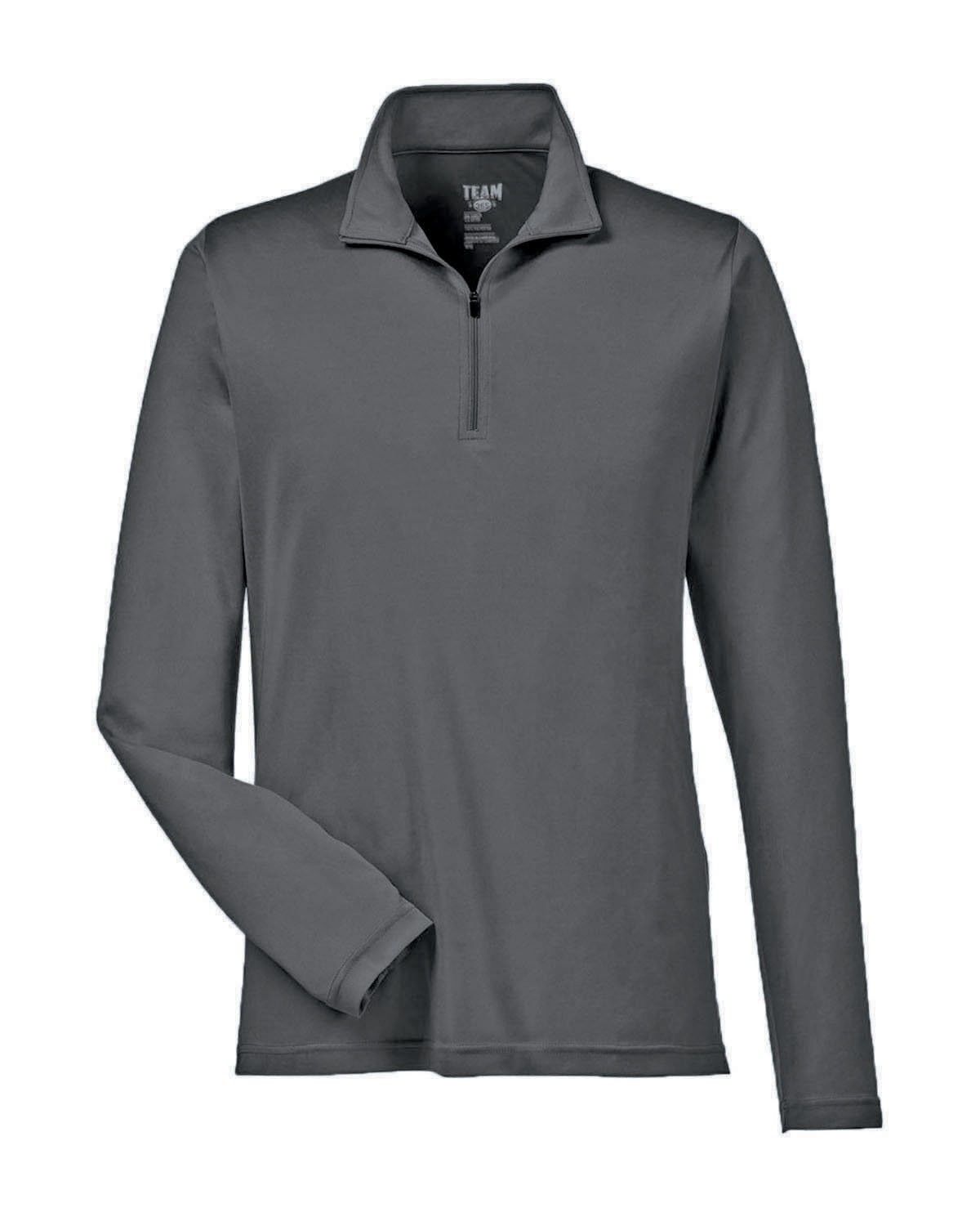 Team 365 Men's Zone Performance Quarter Zip in Sport Graphite