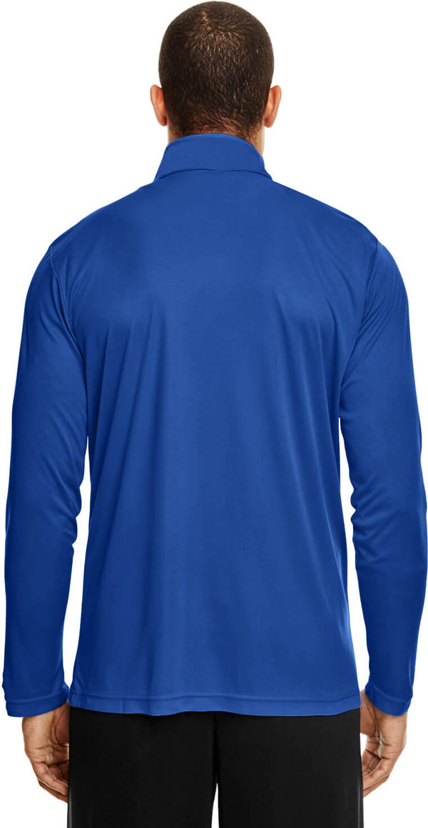An image of a Custom Team 365 Men's Zone Performance Quarter Zip in Sport Royal!