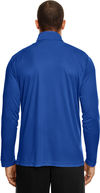 An image of a Custom Team 365 Men's Zone Performance Quarter Zip in Sport Royal!