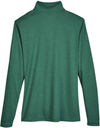 Am image of a Custom Team 365 Ladies' Zone Sonic Heather Performance Quarter Zip in Forest Heather!