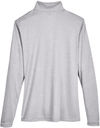 Am image of a Custom Team 365 Ladies' Zone Sonic Heather Performance Quarter Zip in Athletic Heather!