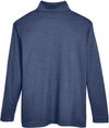 Am image of a Custom Team 365 Youth Zone Sonic Heather Performance Quarter Zip in Dark Navy Heather!