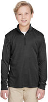An image of a Custom Team 365 Youth Zone Sonic Heather Performance Quarter Zip!