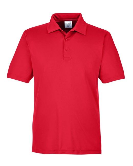 Team 365 Men's Zone Performance Polo in Sport Red