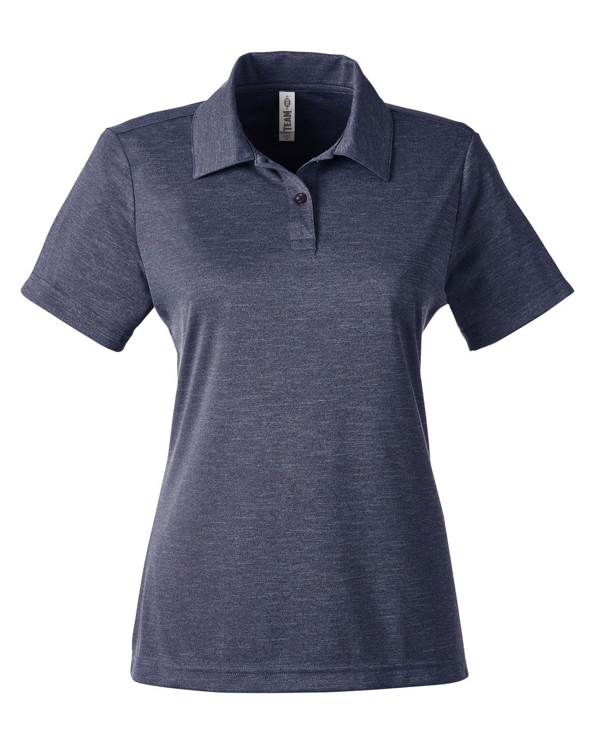 Team 365 Ladies' Zone Sonic Heather Performance Polo in SP Dark Navy Heather