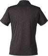 Am image of a Custom Team 365 Ladies' Zone Sonic Heather Performance Polo in Black Heather!