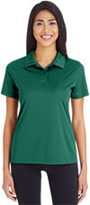 Am image of a Custom Team 365 Ladies' Zone Performance Polo in Sport Forest!
