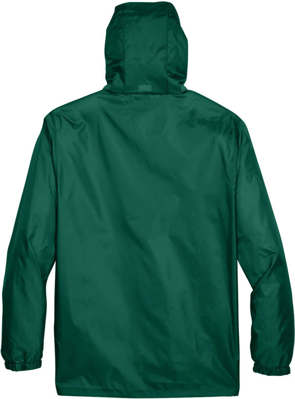 Am image of a Custom Team 365 Adult Zone Protect Lightweight Jacket in Sport Forest!