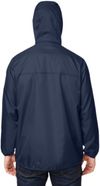 Am image of a Custom Team 365 Adult Zone Protect Packable Anorak Jacket in SPORT DARK NAVY!