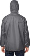 Am image of a Custom Team 365 Adult Zone Protect Packable Anorak Jacket in SPORT GRAPHITE!