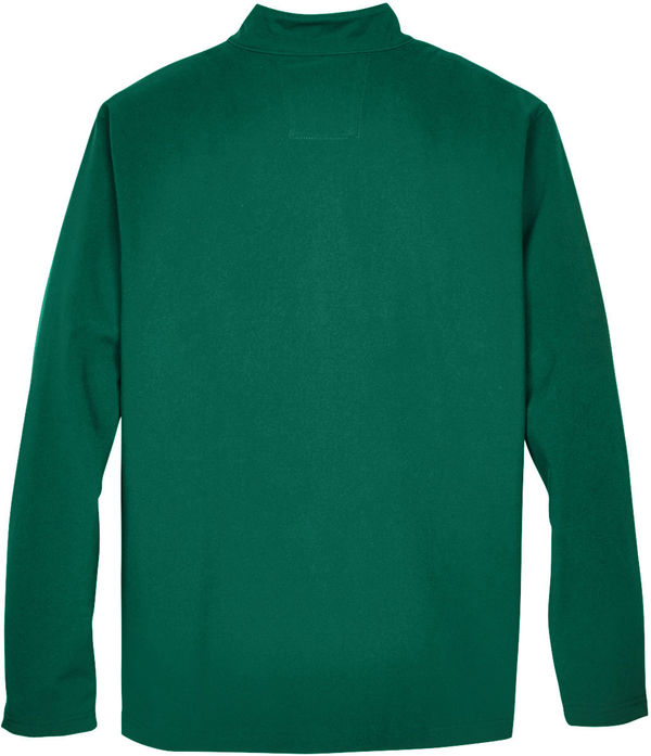 Am image of a Custom Team 365 Leader Soft Shell Jacket in Sport Forest!