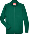 Am image of a Custom Team 365 Leader Soft Shell Jacket in Sport Forest!