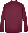 Am image of a Custom Team 365 Leader Soft Shell Jacket in Sport Maroon!