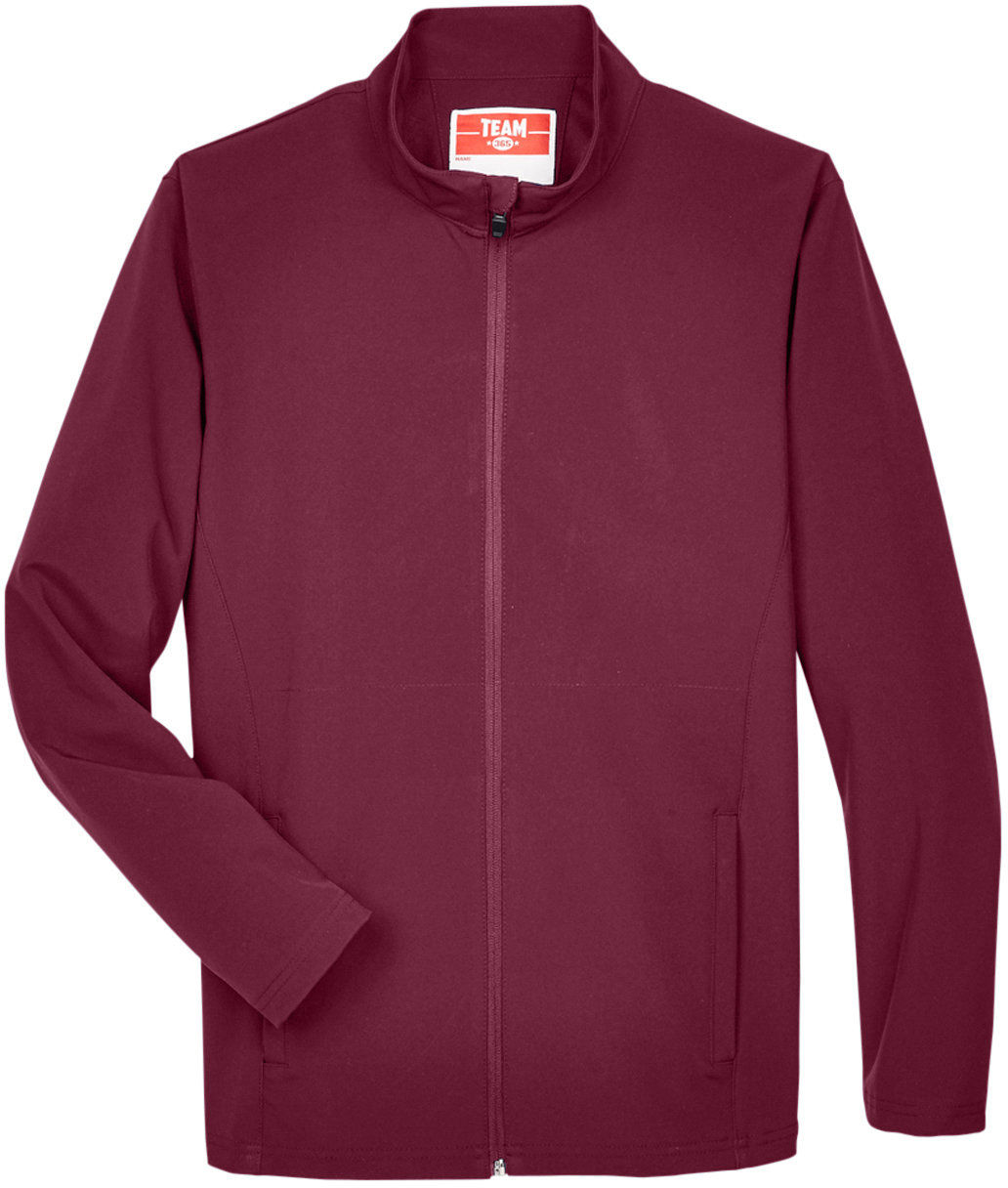Team 365 Leader Soft Shell Jacket in Sport Maroon
