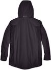 Am image of a Custom Team 365 Men's Dominator Waterproof Jacket in Black!