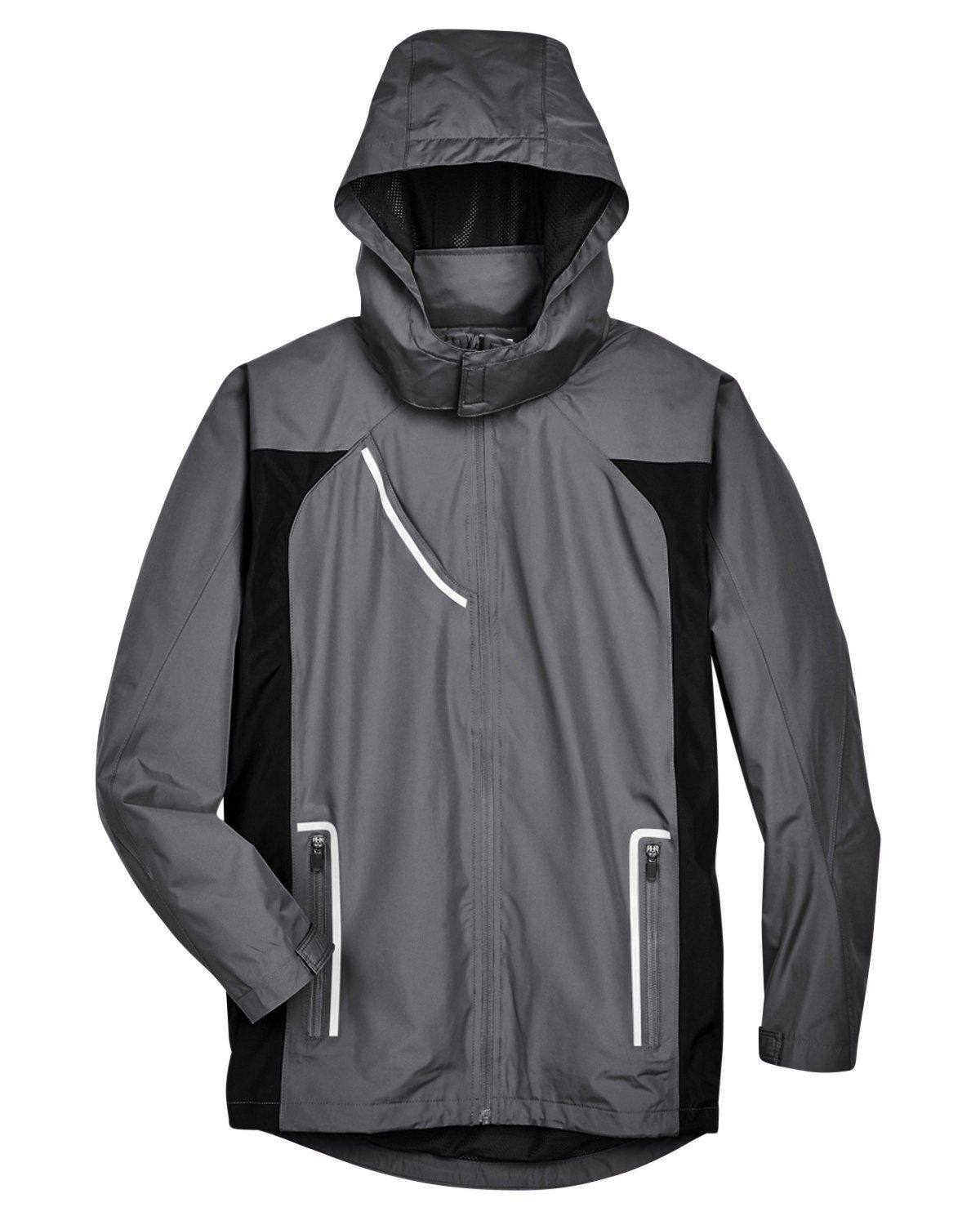 Team 365 Men's Dominator Waterproof Jacket in Sport Graphite