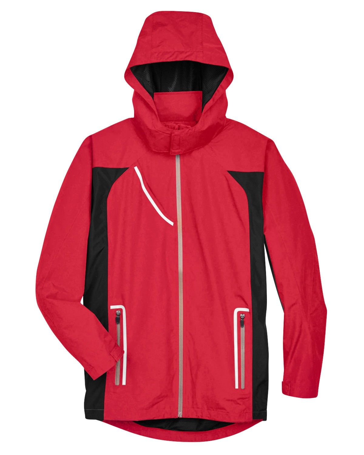 Team 365 Men's Dominator Waterproof Jacket in Sport Red