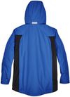 Am image of a Custom Team 365 Men's Dominator Waterproof Jacket in Sport Royal!