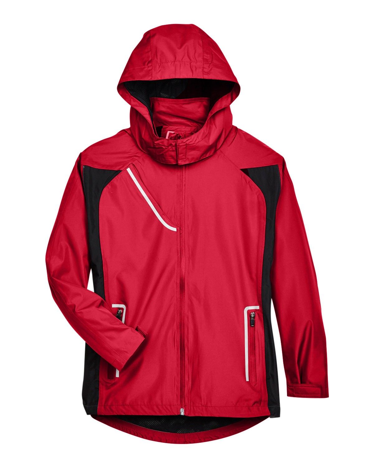Team 365 Ladies' Dominator Waterproof Jacket in Sport Red