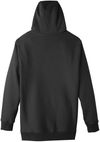 Am image of a Custom Team 365 Adult Zone HydroSport™ Heavyweight Pullover Hooded Sweatshirt in Black!