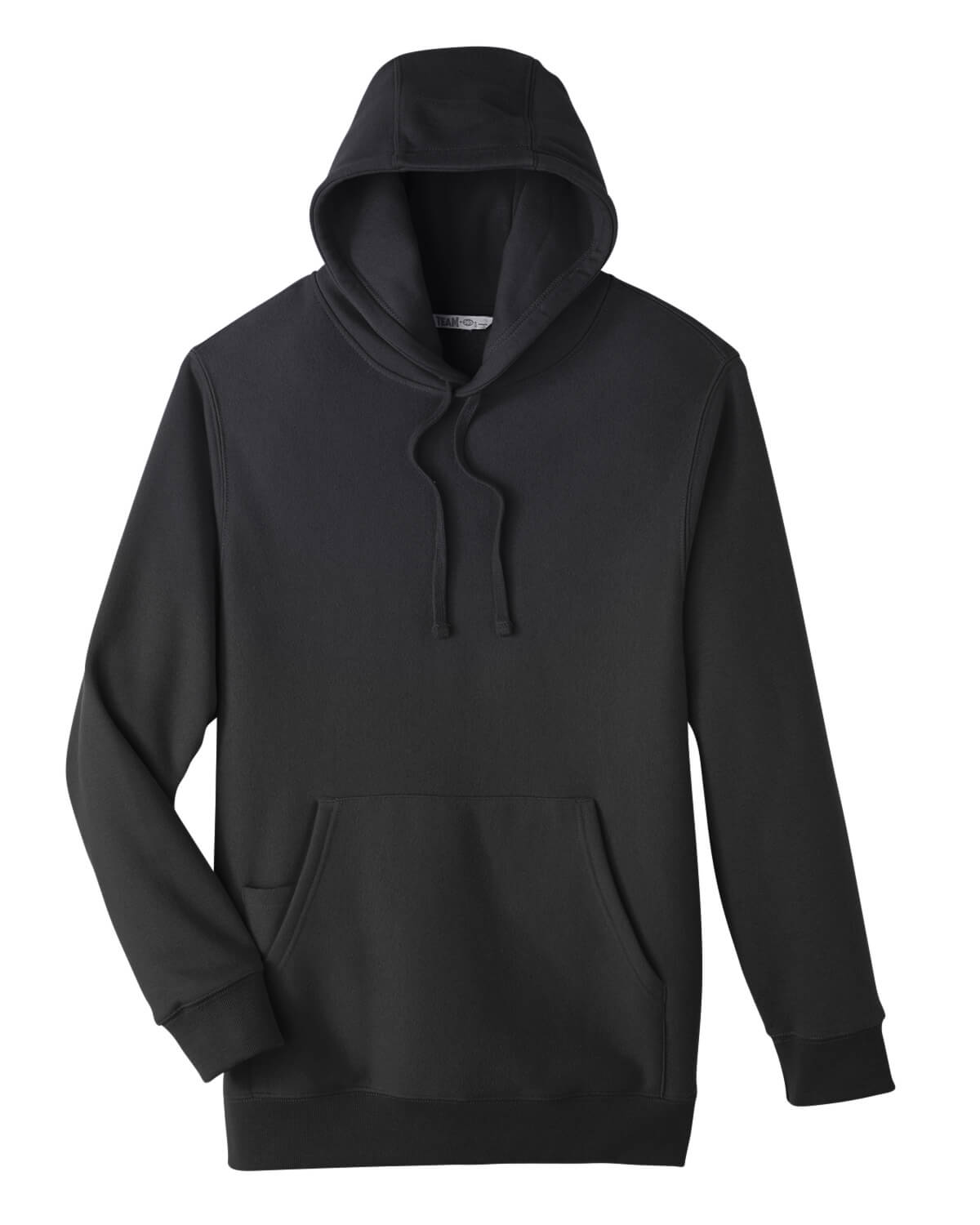 Team 365 Adult Zone HydroSport™ Heavyweight Pullover Hooded Sweatshirt in Black