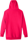 Am image of a Custom Team 365 Adult Zone HydroSport™ Heavyweight Pullover Hooded Sweatshirt in Sport Red!