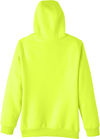 Am image of a Custom Team 365 Youth Zone HydroSport Heavyweight Pullover Hooded Sweatshirt in Safety Yellow!