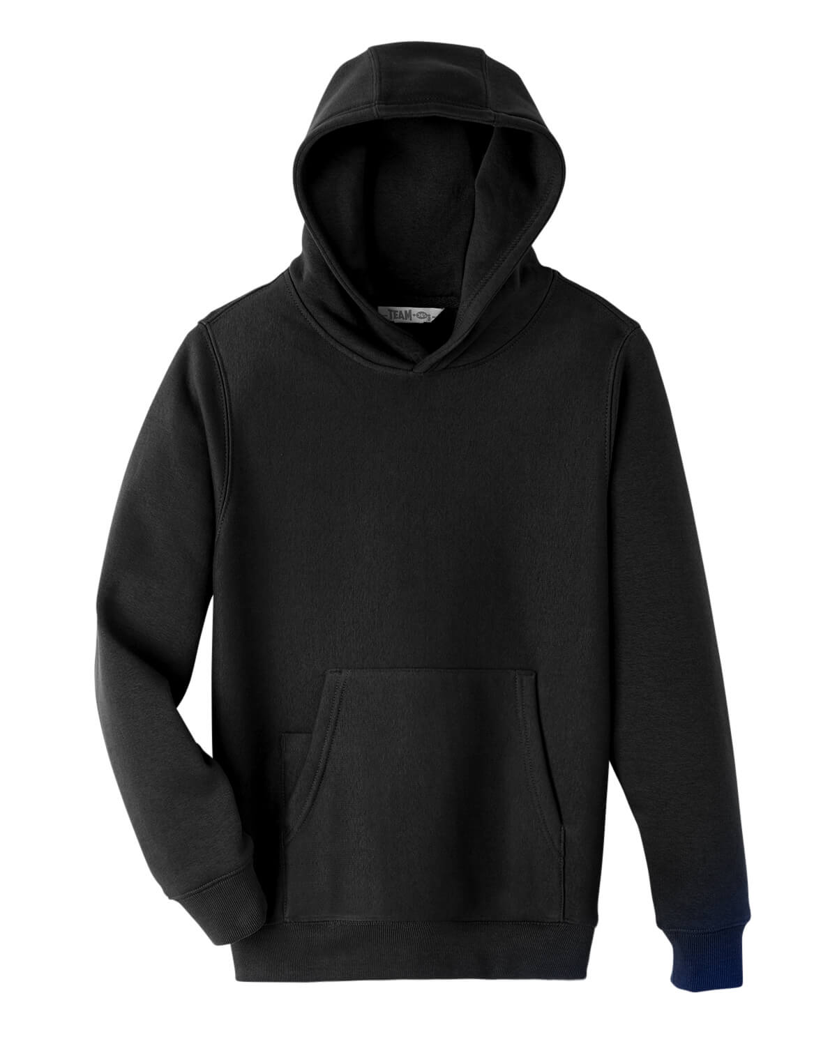 Team 365 Youth Zone HydroSport Heavyweight Pullover Hooded Sweatshirt in Black