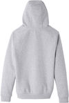 Am image of a Custom Team 365 Youth Zone HydroSport Heavyweight Pullover Hooded Sweatshirt in Athletic Heather!