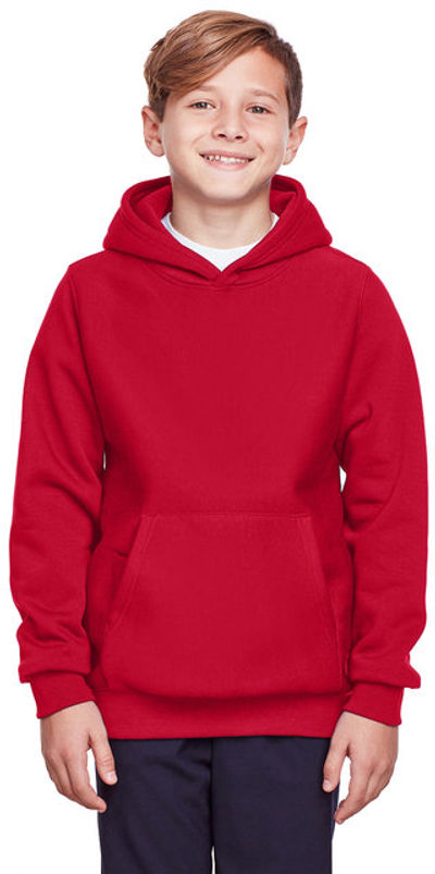 An image of a Custom Team 365 Youth Zone HydroSport Heavyweight Pullover Hooded Sweatshirt!